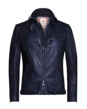 Heinz Bauer Cabriojacke Hawker - Lammnappa exquisit schwarz